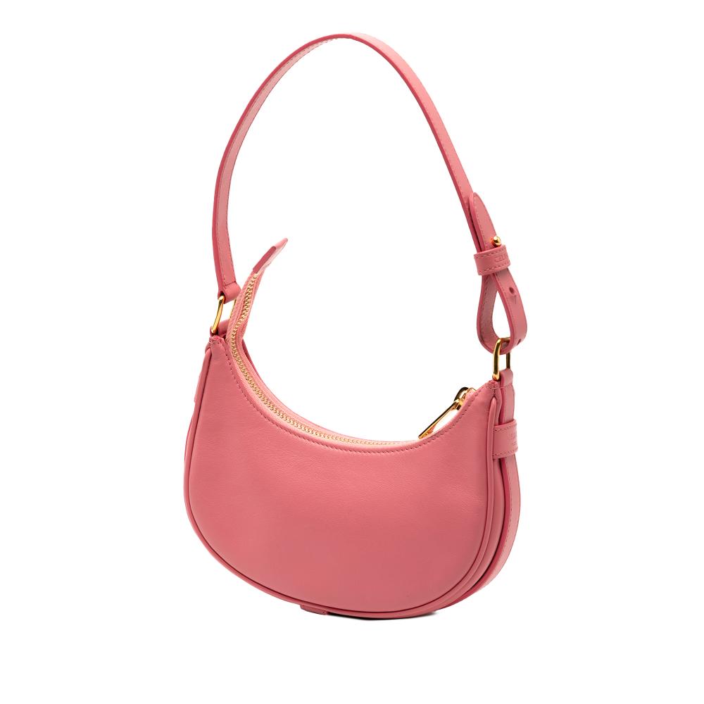 Celine B Celine Pink Calf Leather Ava Shoulder Bag Italy