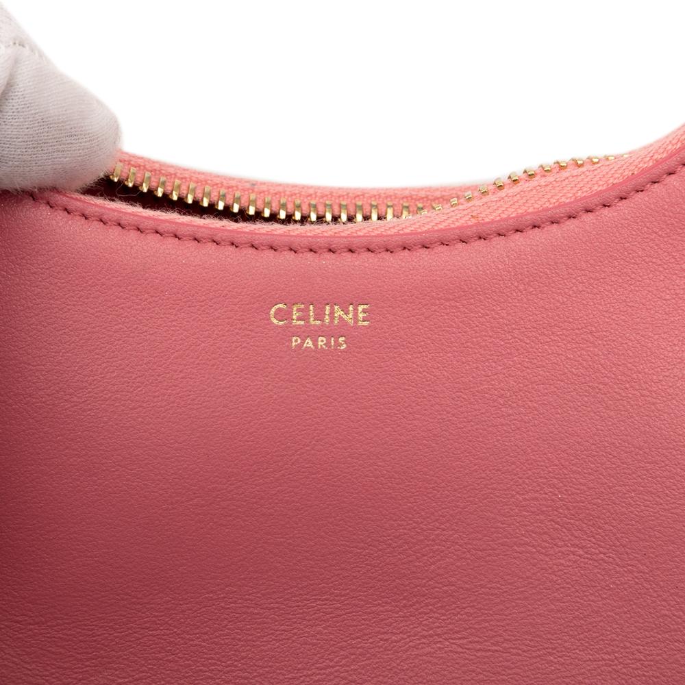 Celine B Celine Pink Calf Leather Ava Shoulder Bag Italy