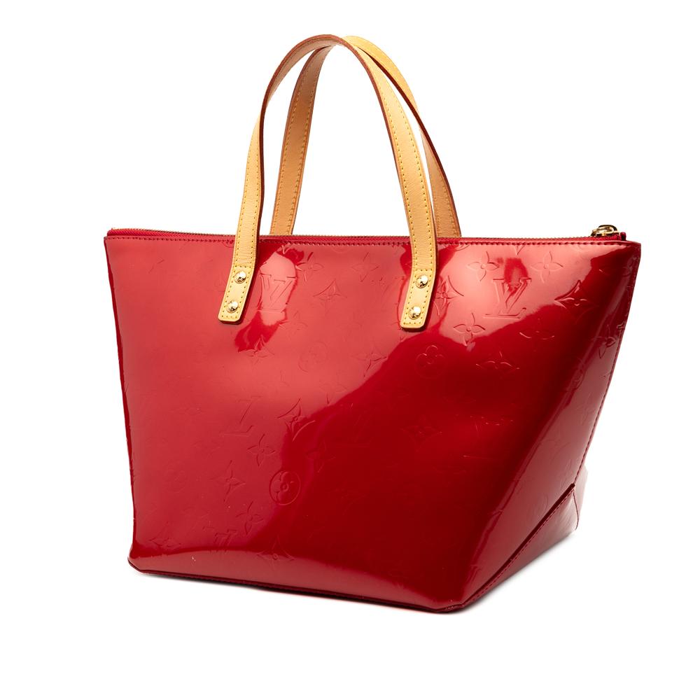 Louis Vuitton B Louis Vuitton Red Vernis Leather Leather Monogram Vernis Bellevue PM France