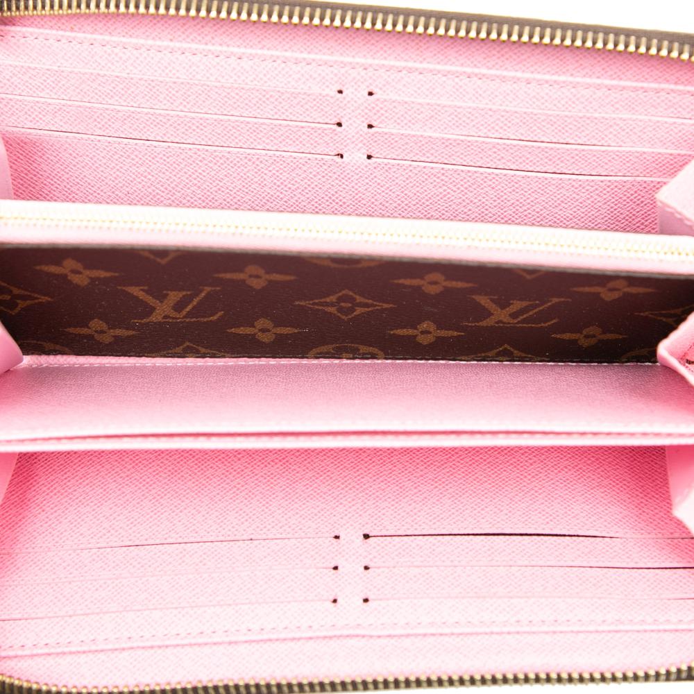 Louis Vuitton AB Louis Vuitton Brown Monogram Canvas Fabric Monogram Vivienne Holiday Zippy Long Wallet France