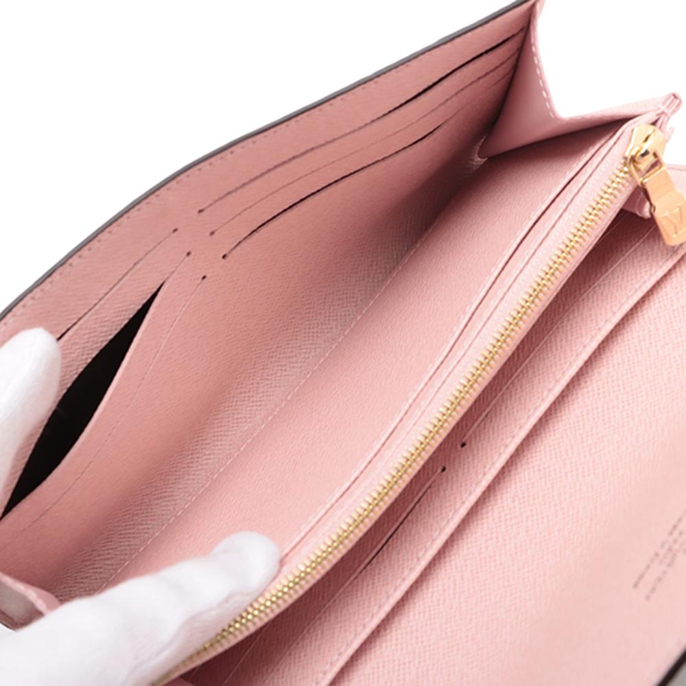 Louis Vuitton AB Louis Vuitton Brown Monogram Canvas Fabric Monogram Sarah Long Wallet France