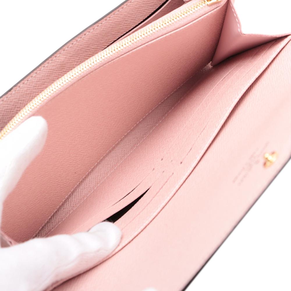 Louis Vuitton AB Louis Vuitton Brown Monogram Canvas Fabric Monogram Sarah Long Wallet France