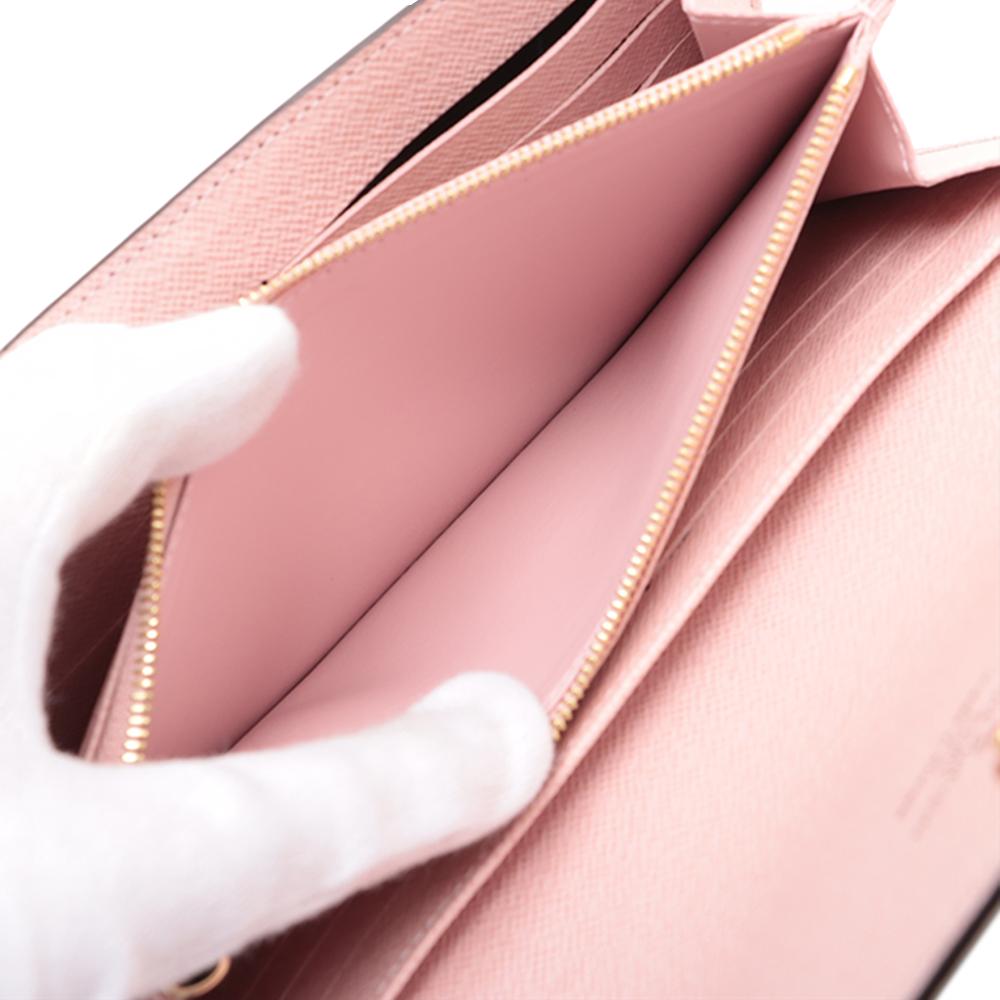 Louis Vuitton AB Louis Vuitton Brown Monogram Canvas Fabric Monogram Sarah Long Wallet France