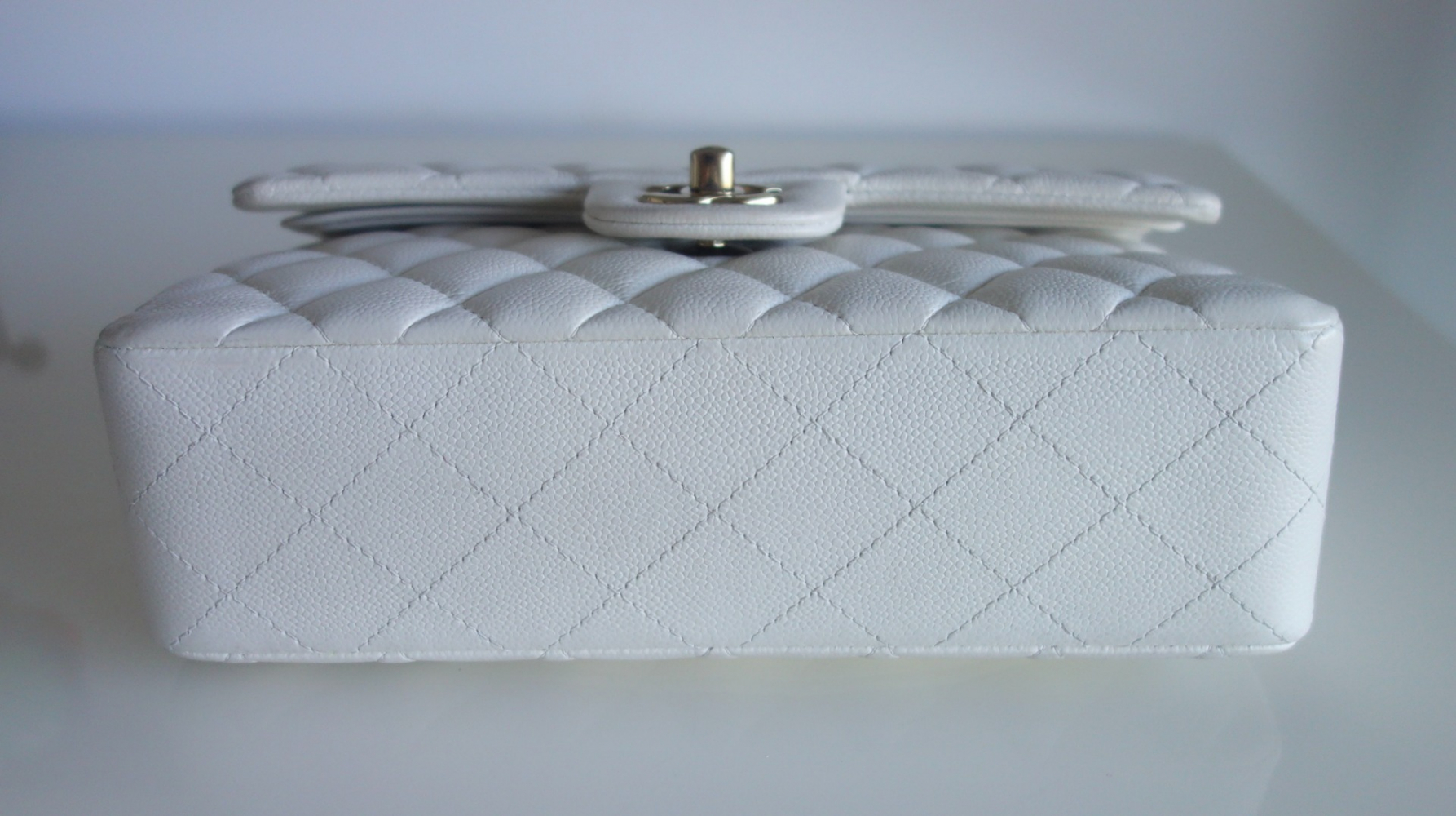 Chanel Classique 11.12 white bag