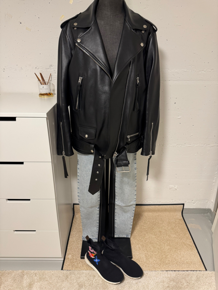 Acne Studios Biker leather jacket