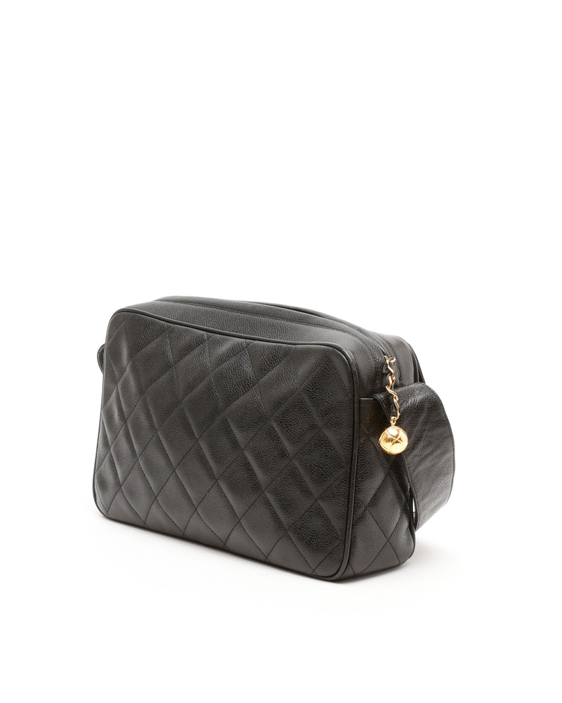 Chanel Caviar CC Quilted Camera Bag