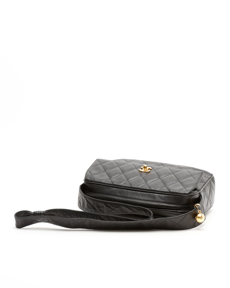 Chanel Caviar CC Quilted Camera Bag