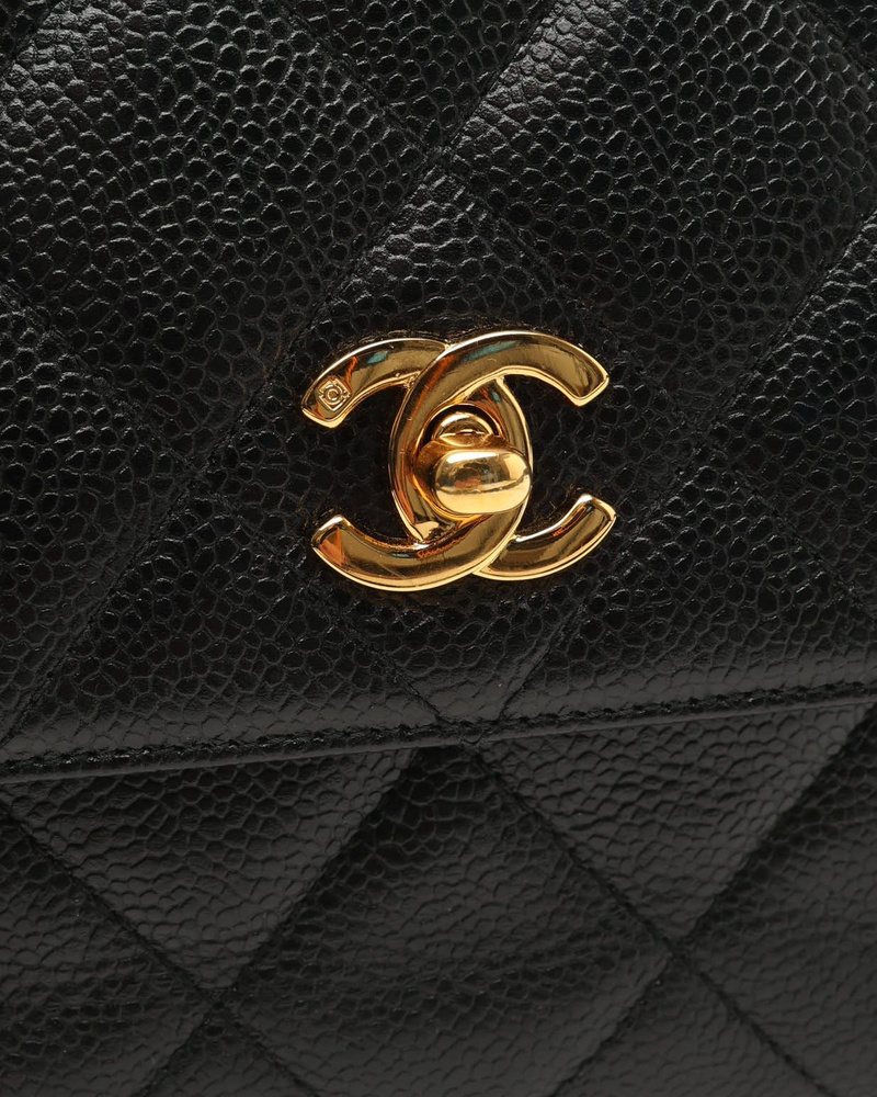Chanel Caviar CC Quilted Camera Bag