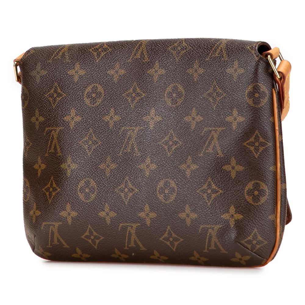 Louis Vuitton B Louis Vuitton Brown Monogram Canvas Canvas Monogram Musette Tango Long Strap Spain