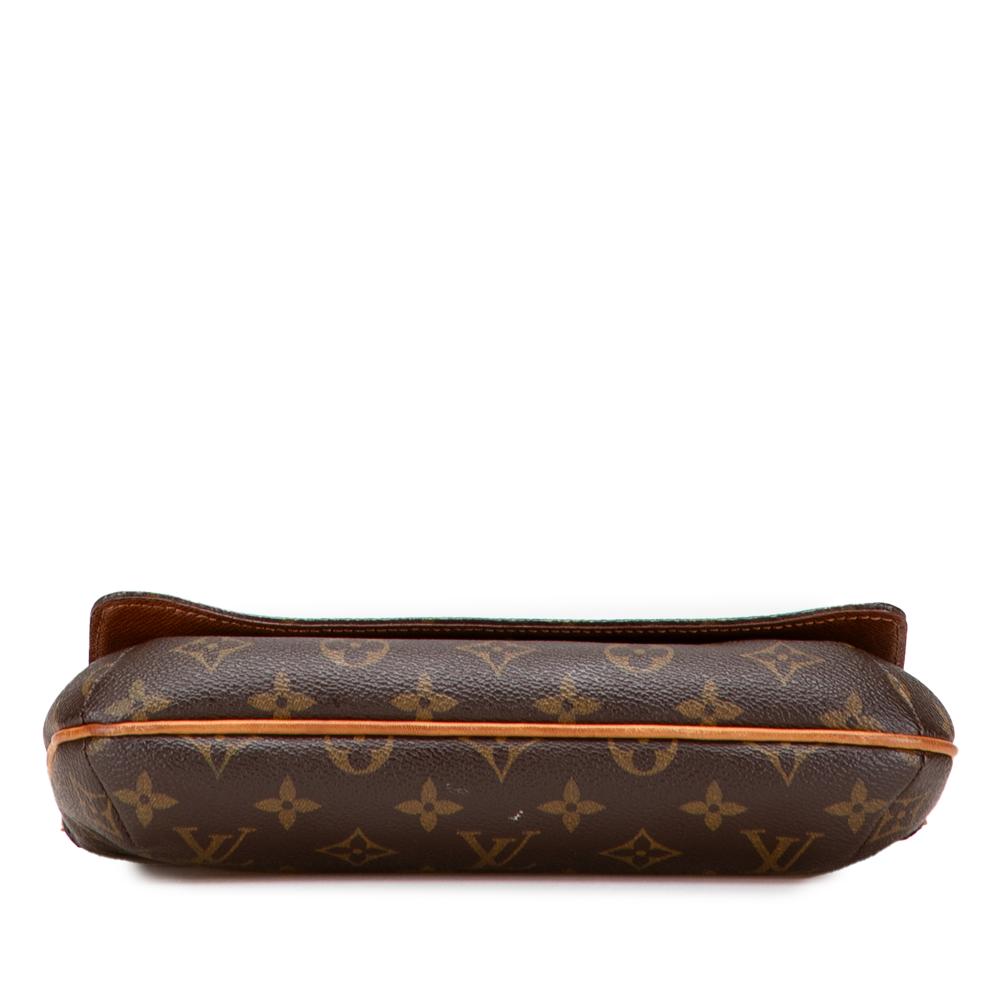 Louis Vuitton B Louis Vuitton Brown Monogram Canvas Canvas Monogram Musette Tango Long Strap Spain