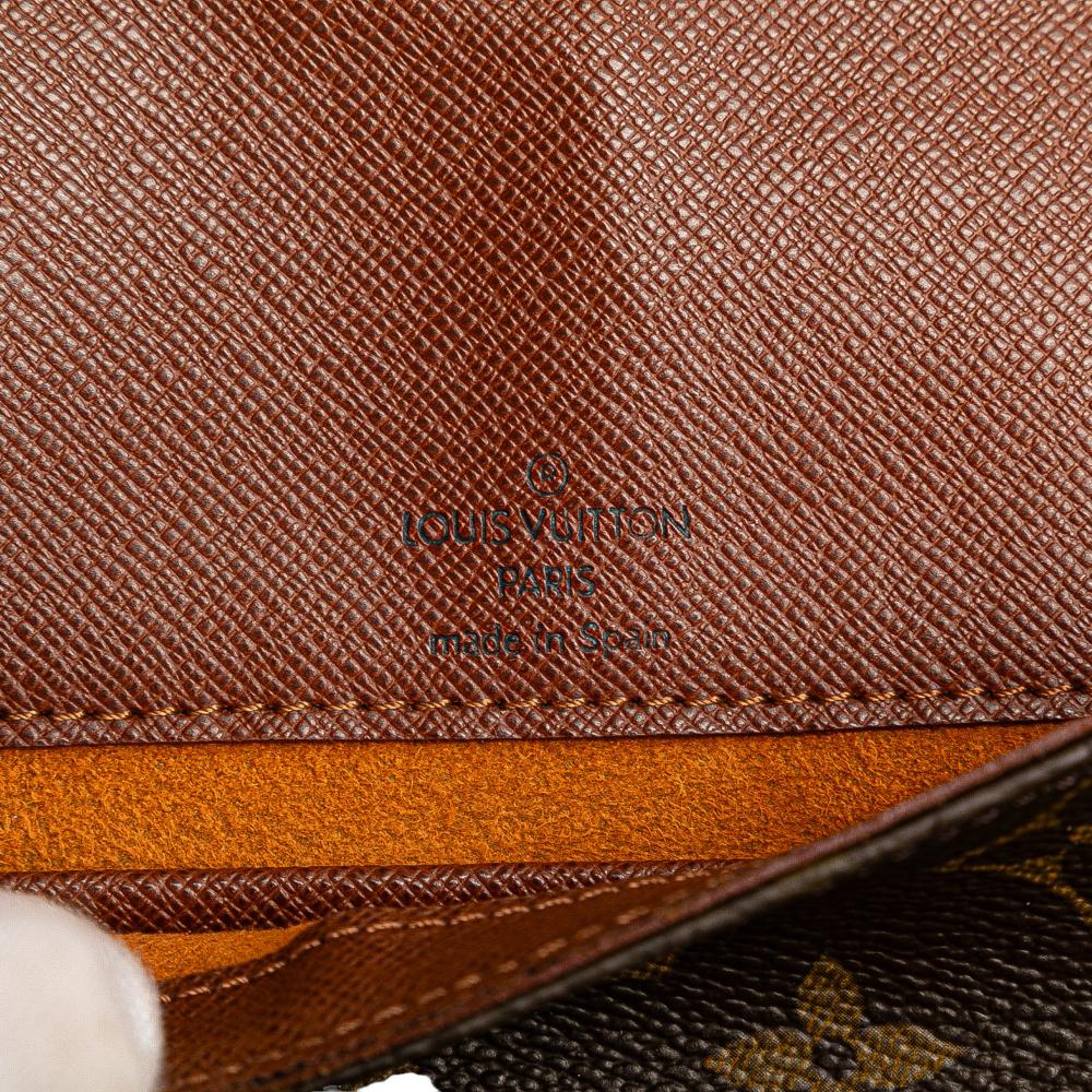 Louis Vuitton B Louis Vuitton Brown Monogram Canvas Canvas Monogram Musette Tango Long Strap Spain