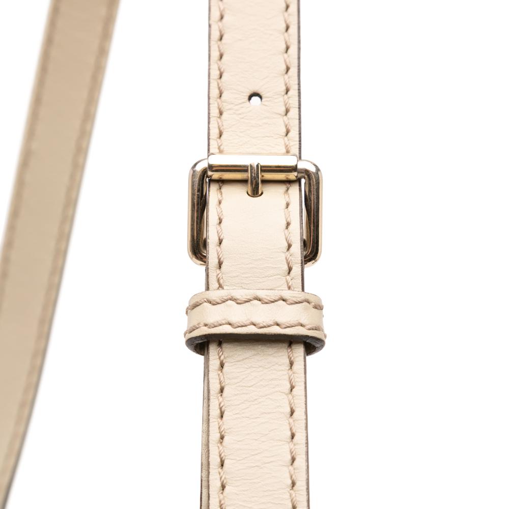 Gucci B Gucci Brown Beige Canvas Fabric GG Sukey Satchel Italy