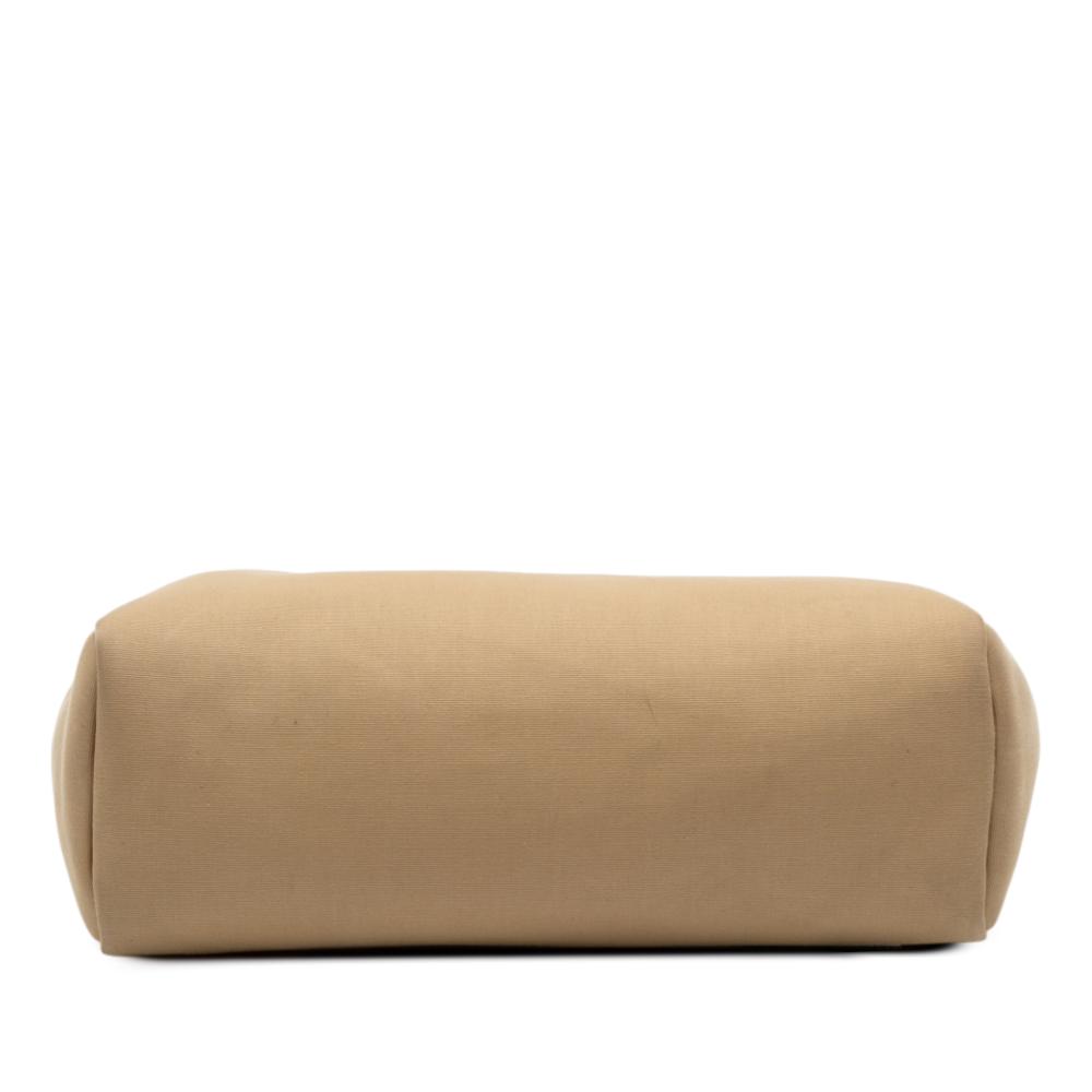 Hermès B Hermès Brown Light Brown Canvas Fabric Toile Officier Vache Hunter Verso Herbag Zip 31 France