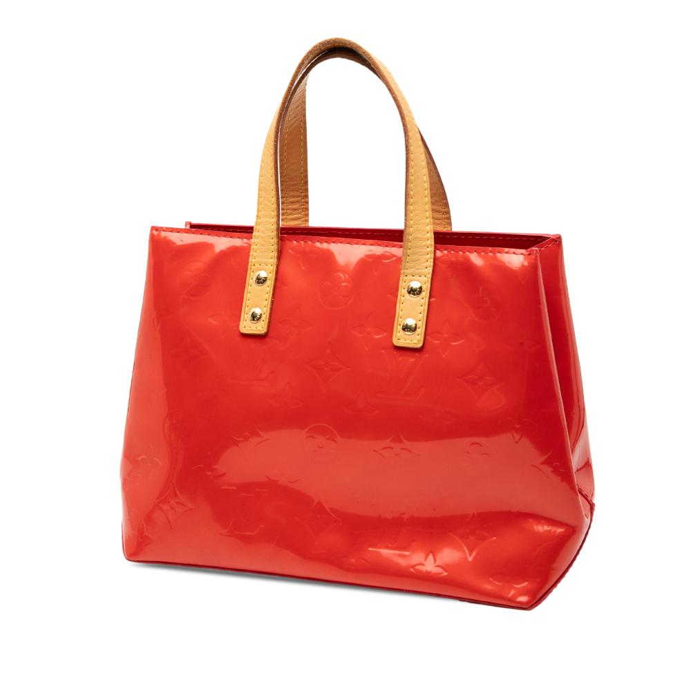 Louis Vuitton B Louis Vuitton Red Vernis Leather Leather Monogram Vernis Reade PM France