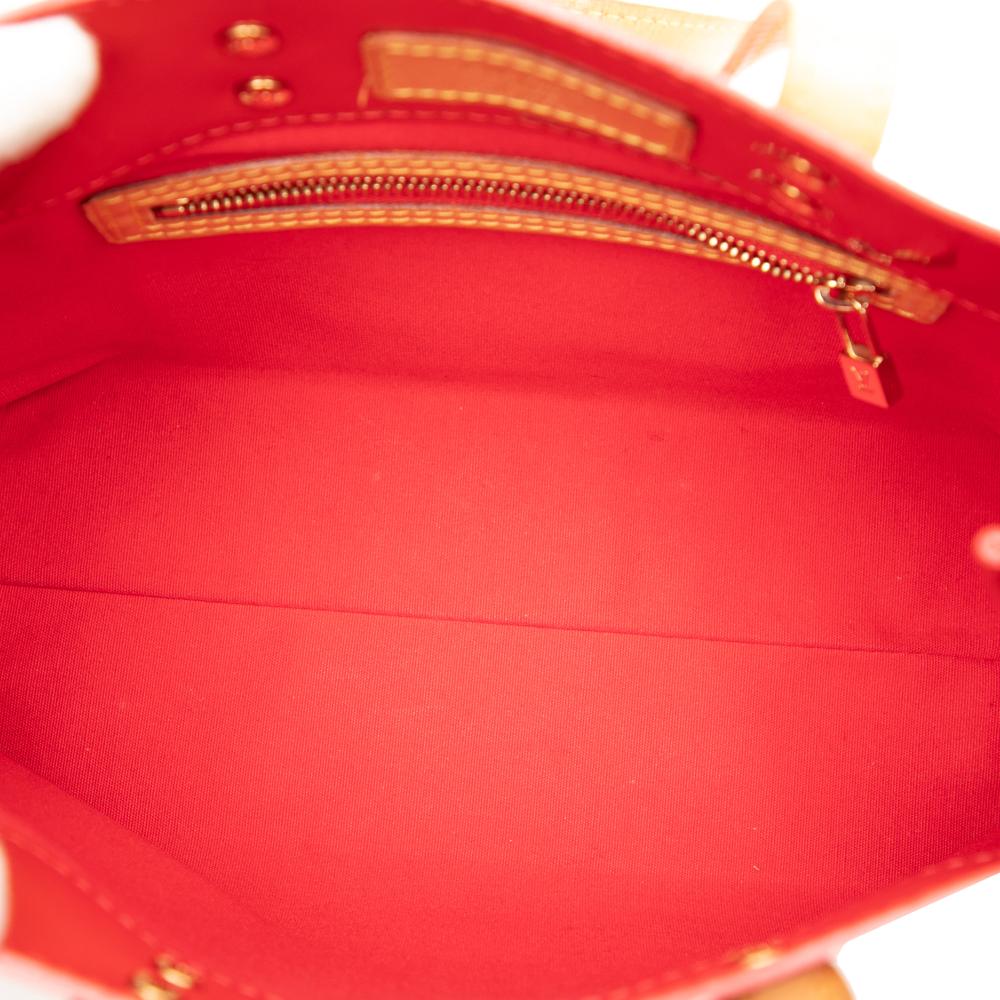 Louis Vuitton B Louis Vuitton Red Vernis Leather Leather Monogram Vernis Reade PM France