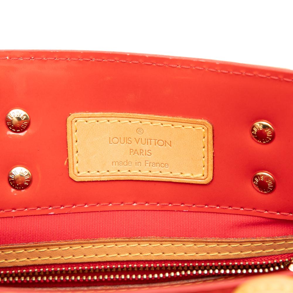 Louis Vuitton B Louis Vuitton Red Vernis Leather Leather Monogram Vernis Reade PM France