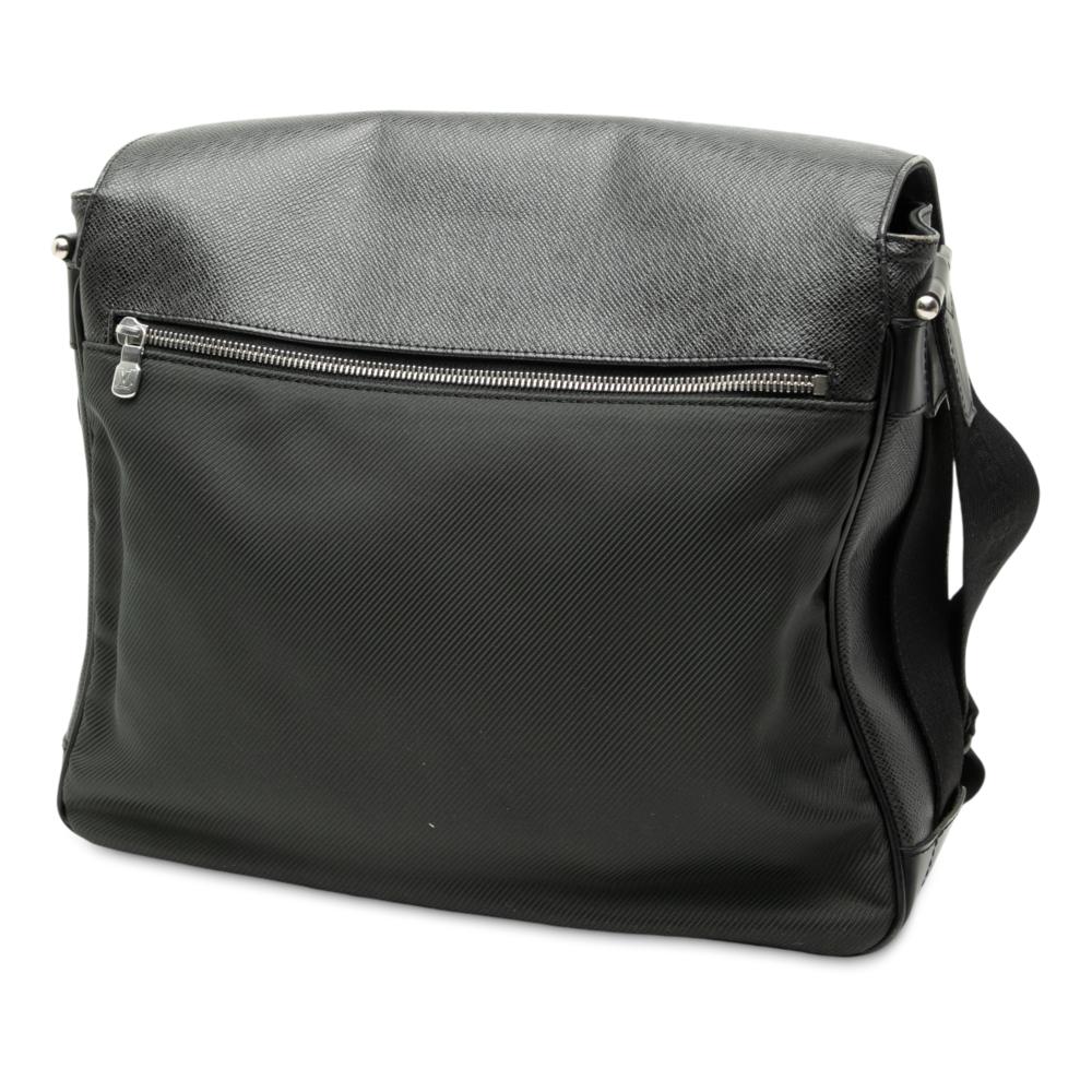 Louis Vuitton B Louis Vuitton Black Taiga Leather Leather Taiga Viktor France