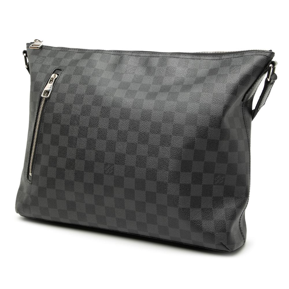 Louis Vuitton B Louis Vuitton Black Damier Canvas Fabric Damier Graphite Mick MM France