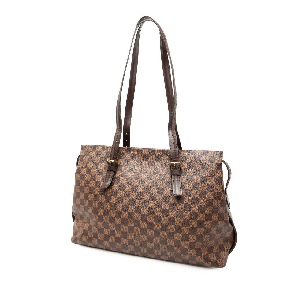 Louis Vuitton B Louis Vuitton Brown Damier Canvas Fabric Damier Ebene Chelsea France