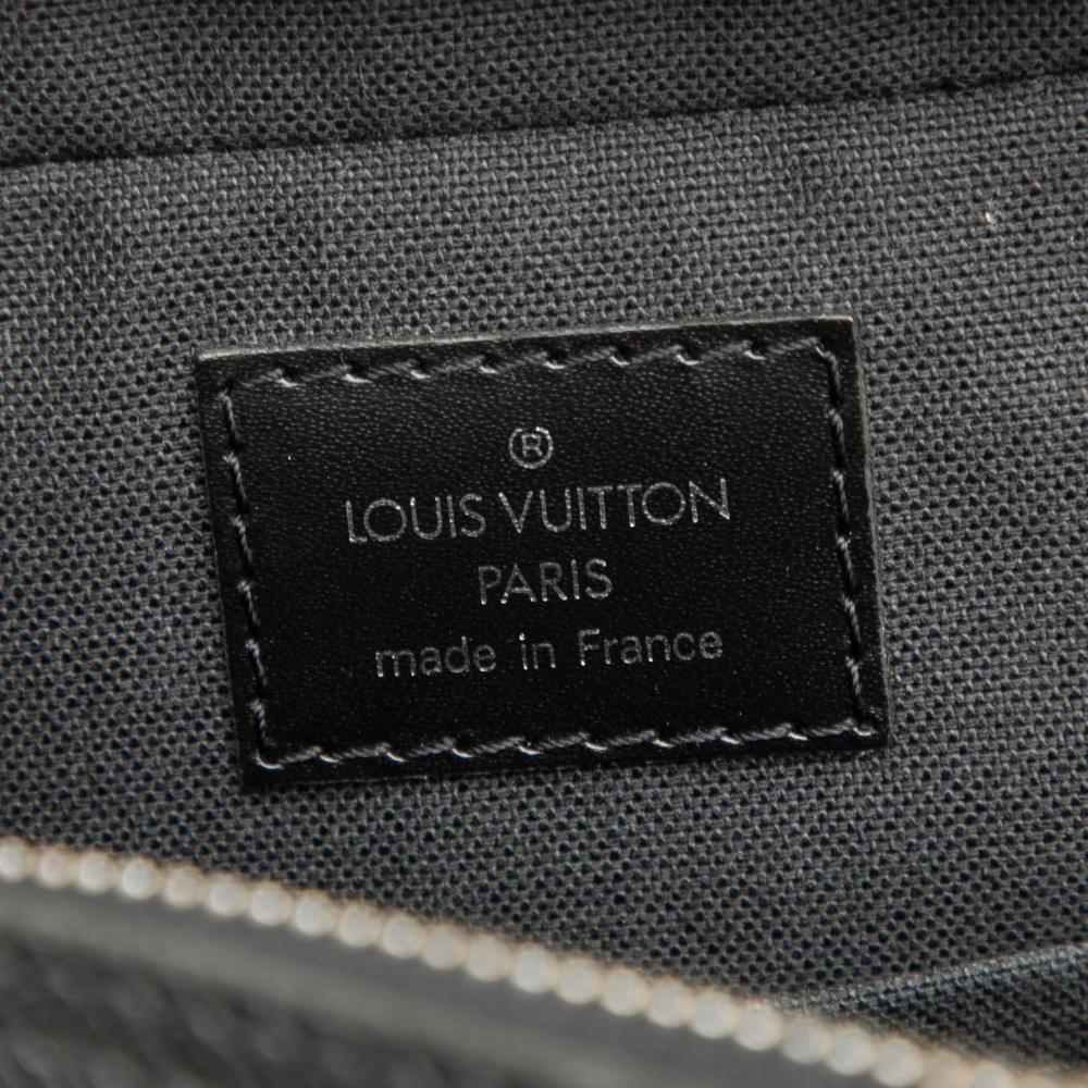 Louis Vuitton B Louis Vuitton Black Taiga Leather Leather Taiga Beluga France
