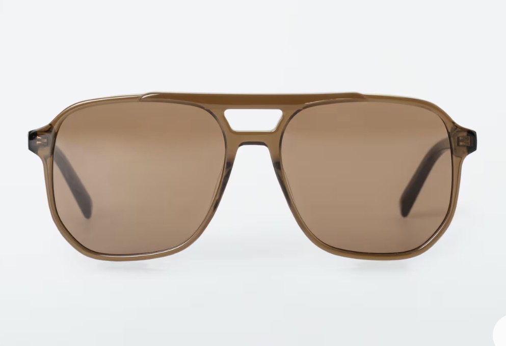 Cos ÜBERGROSSE PILOTENBRILLE MIT QUADRATISCHEM RAHMEN