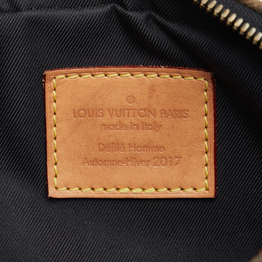 Louis Vuitton B Louis Vuitton Brown Canvas Fabric Supreme Camouflage Bum Bag PM Italy