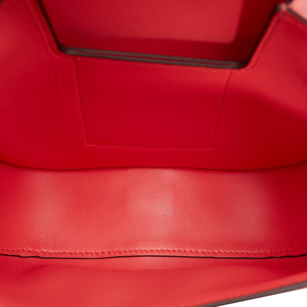 Hermès AB Hermès Red Calf Leather Mini Epsom Della Cavalleria France