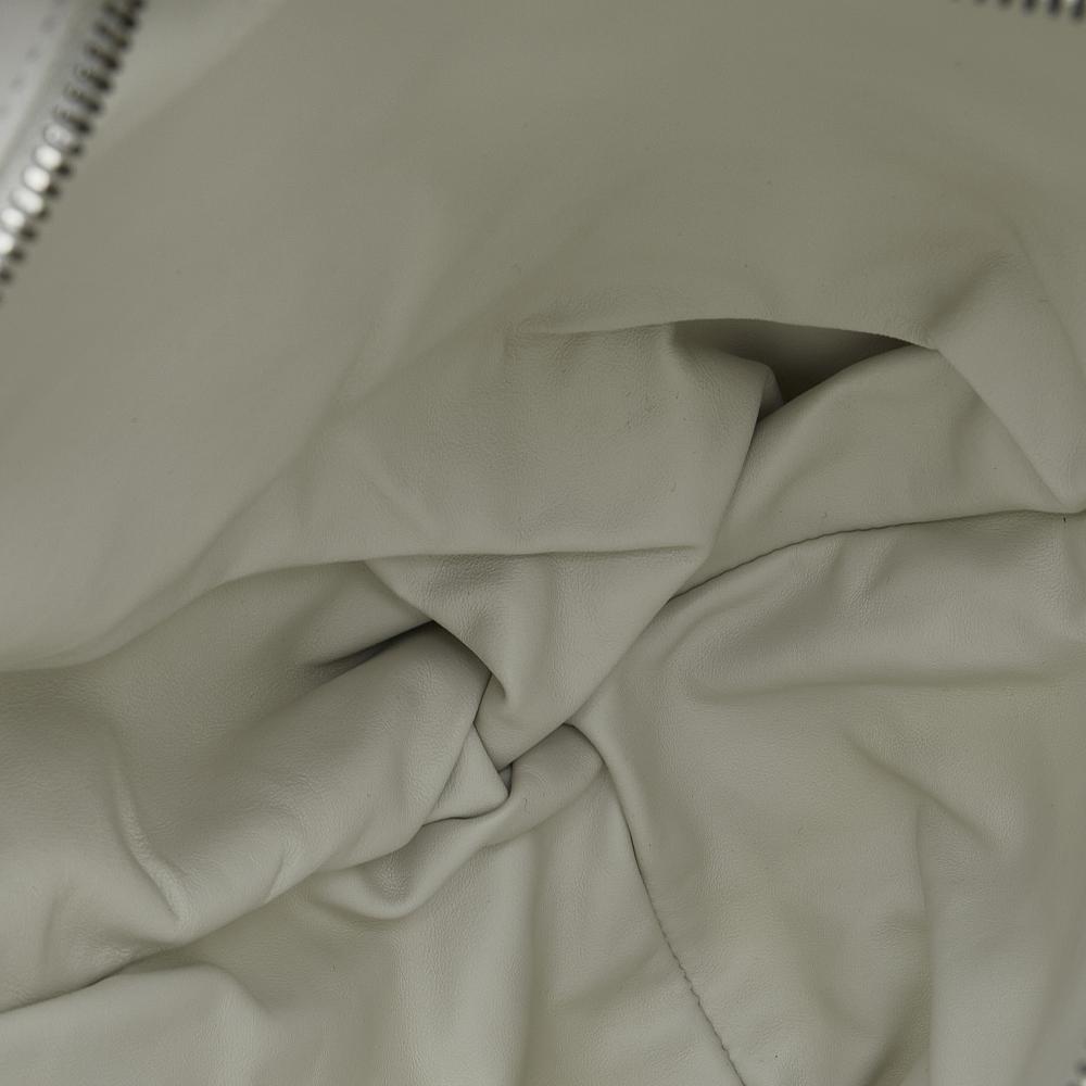 Bottega Veneta AB Bottega Veneta White Calf Leather The Twist Italy