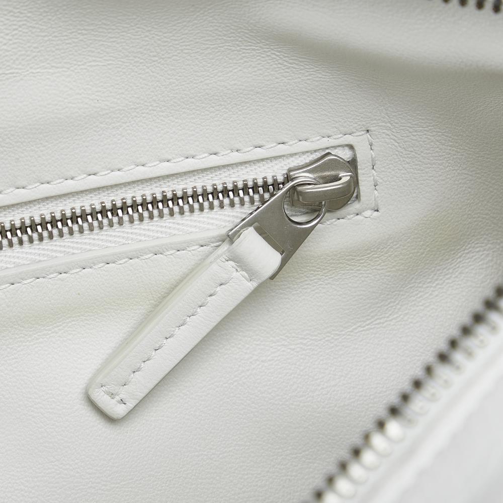 Bottega Veneta AB Bottega Veneta White Calf Leather The Twist Italy