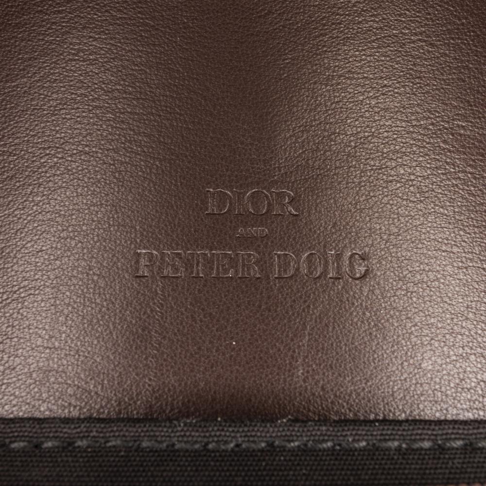 Christian Dior AB Dior Brown with Multi Canvas Fabric x Peter Doig Messenger Bag Italy
