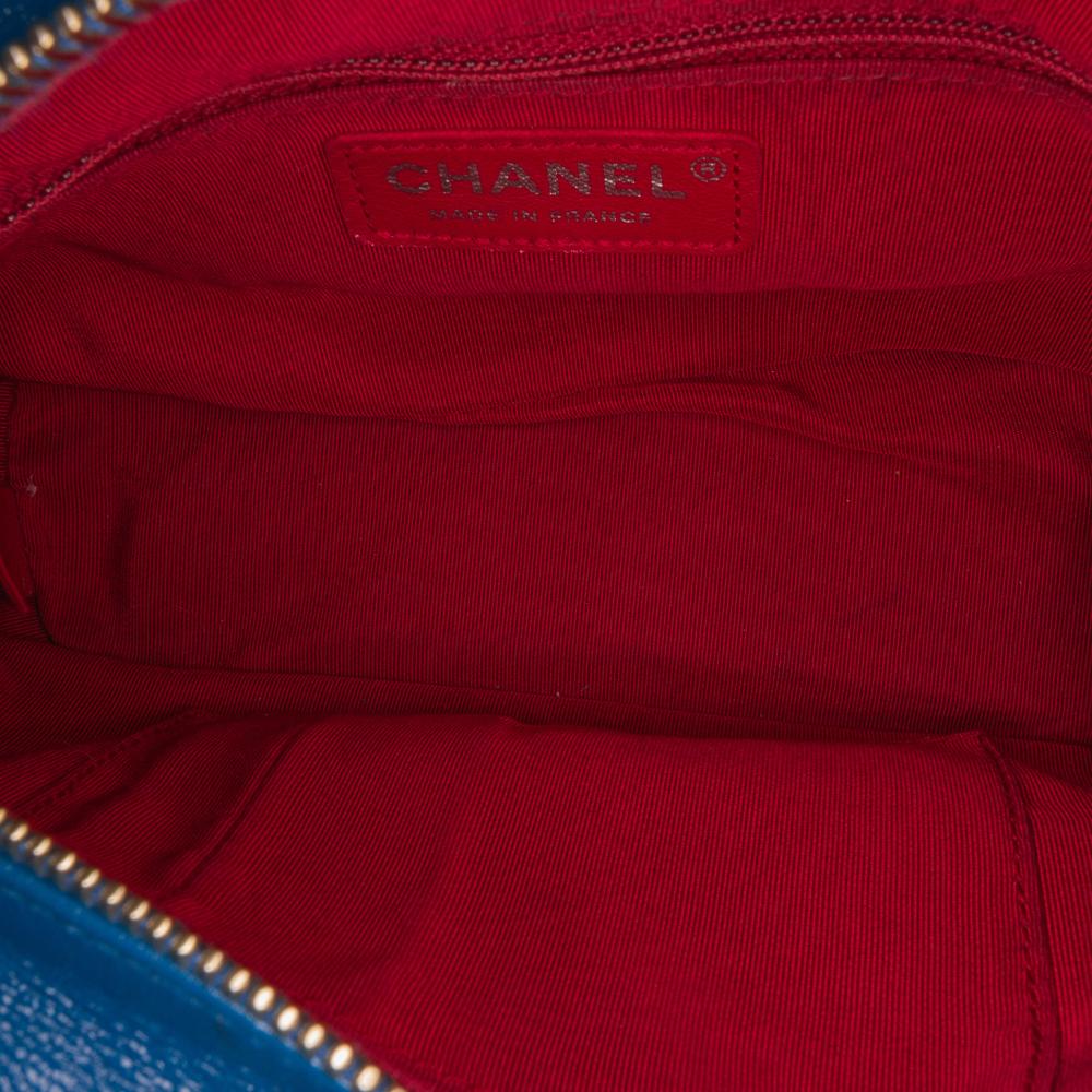 Chanel B Chanel Orange with Multi Suede Leather Small Gabrielle Crossbody France