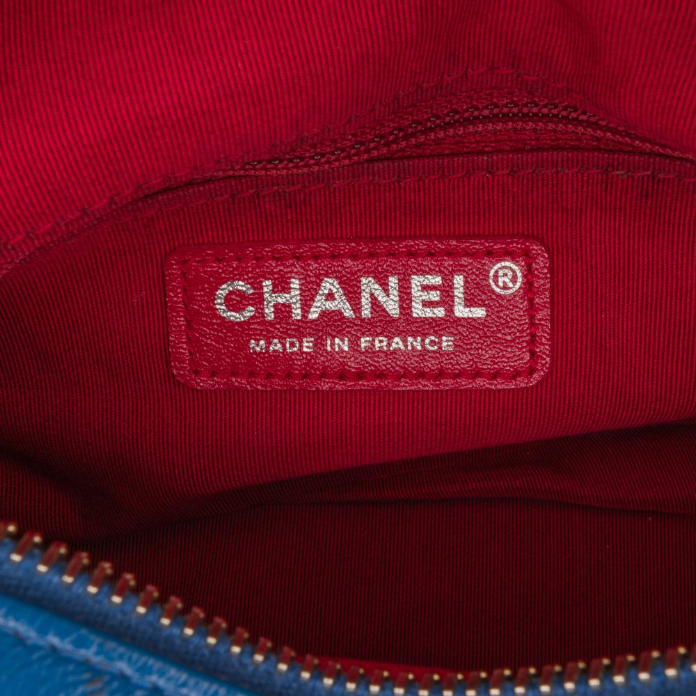 Chanel B Chanel Orange with Multi Suede Leather Small Gabrielle Crossbody France