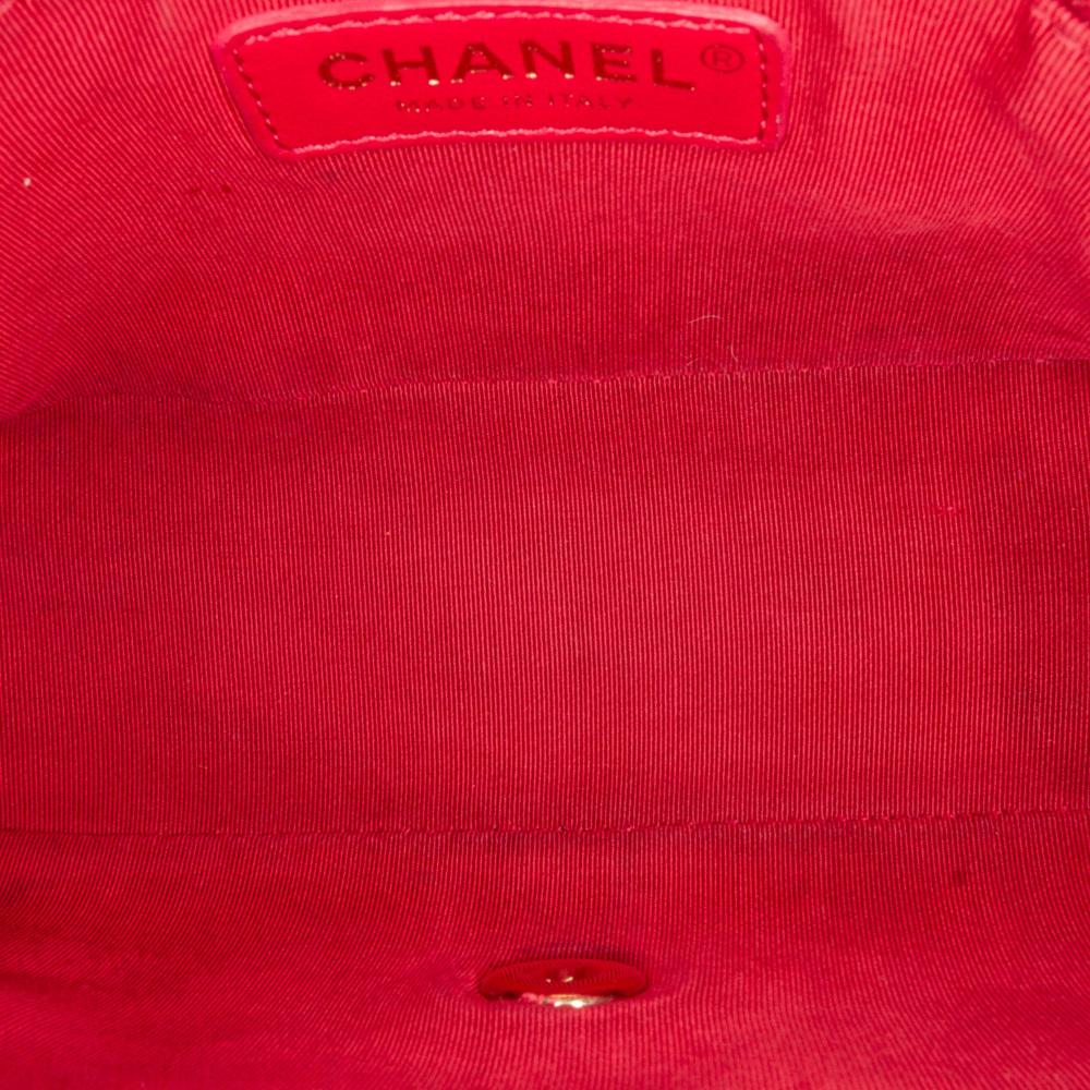 Chanel AB Chanel Black Lambskin Leather Leather Large Lambskin Twist Chain Enamel CC Flap Italy