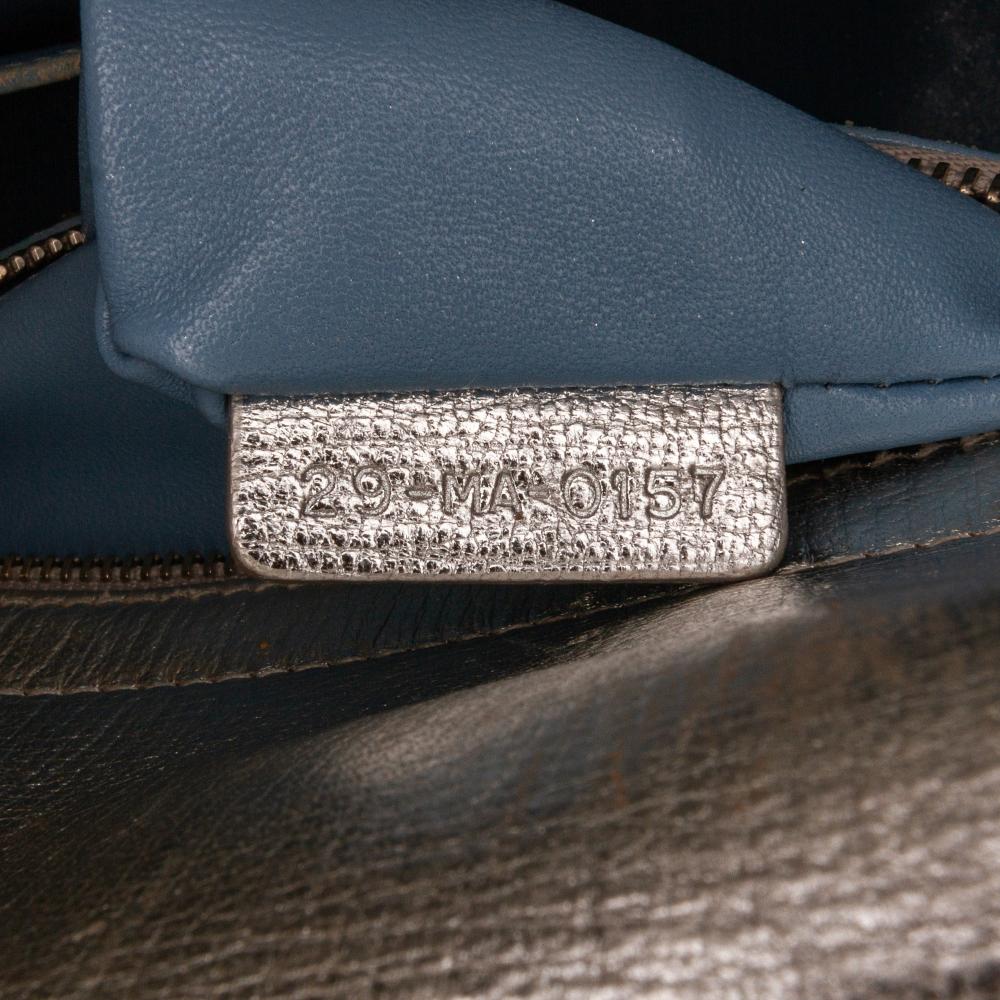 Christian Dior B Dior Silver Calf Leather Small Metallic Grained skin Cannage My ABCDior Lady Dior Italy