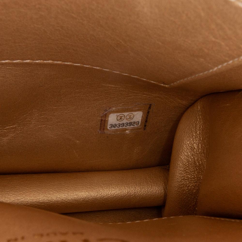 Chanel AB Chanel White Calf Leather Mini Chic Pearls Crossbody Italy