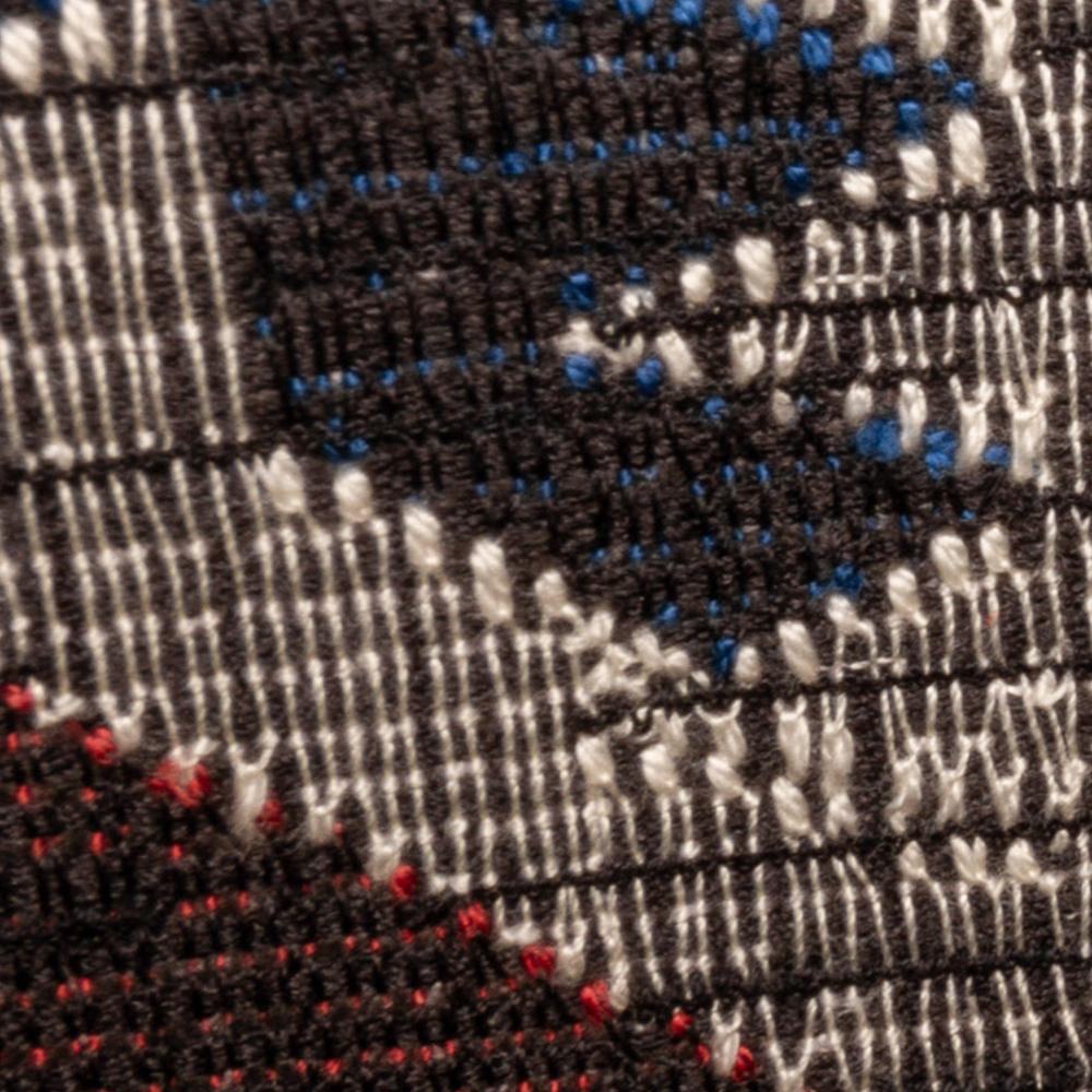 Christian Dior AB Dior Blue Canvas Fabric Large French Flag Book Tote Italy