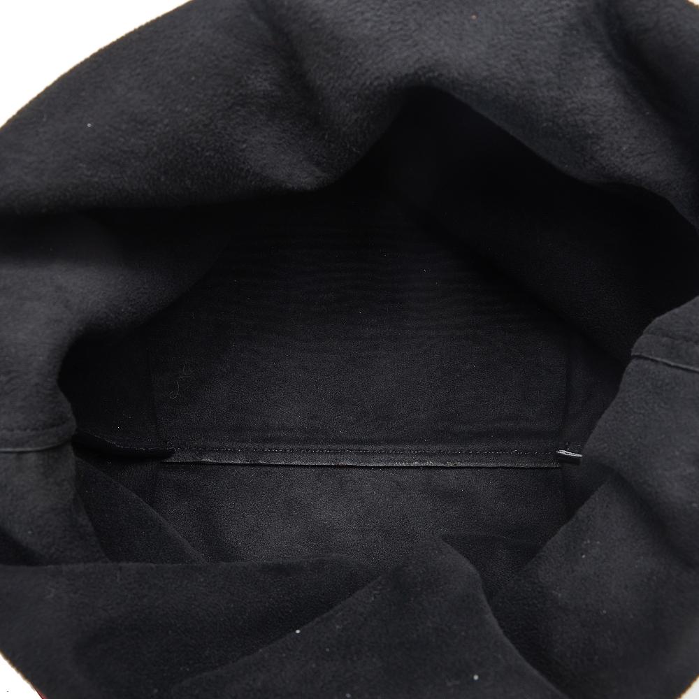 Saint Laurent B Saint Laurent Red Calf Leather Small Teddy Bucket Italy