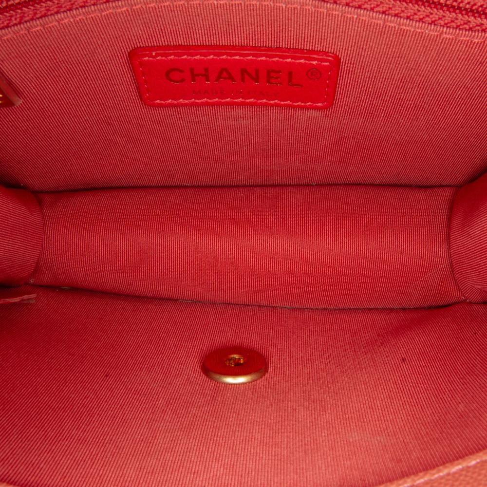 Chanel B Chanel Pink Caviar Leather Leather Caviar Sunset On The Sea Flap Belt Bag Italy