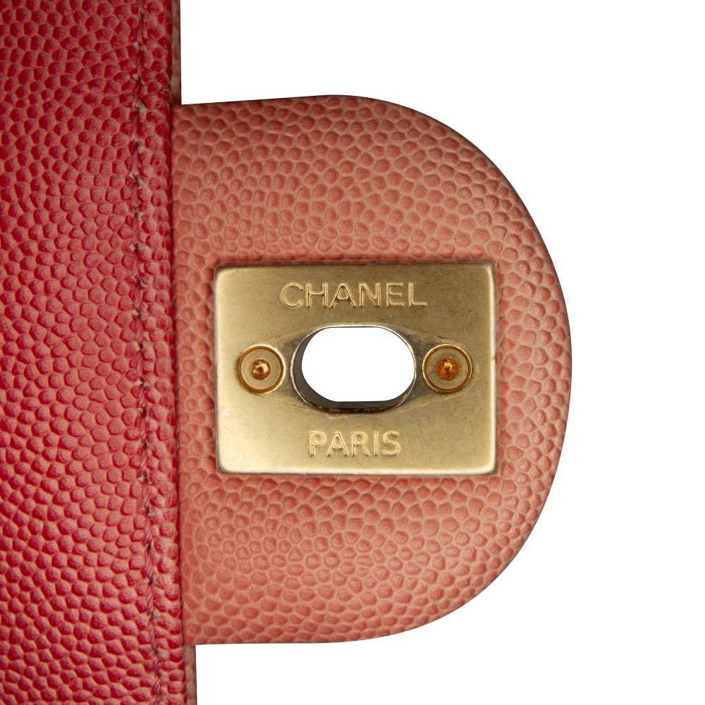 Chanel B Chanel Pink Caviar Leather Leather Caviar Sunset On The Sea Flap Belt Bag Italy