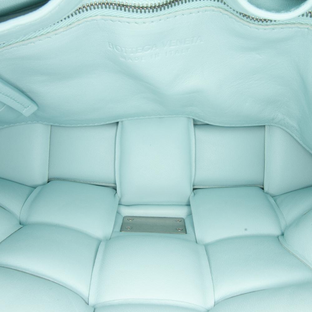 Bottega Veneta Blue Nappa Intrecciato Padded Cassette Crossbody Italy