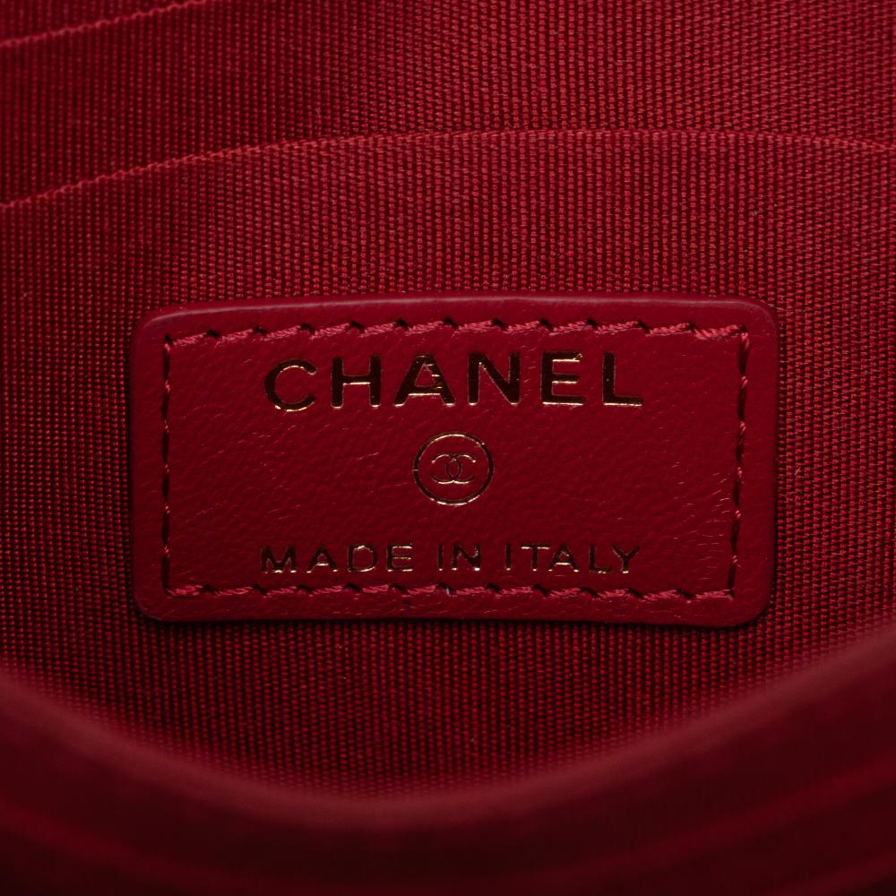 Chanel AB Chanel Black Lambskin Leather Leather Lambskin Romance Wallet On Chain Italy