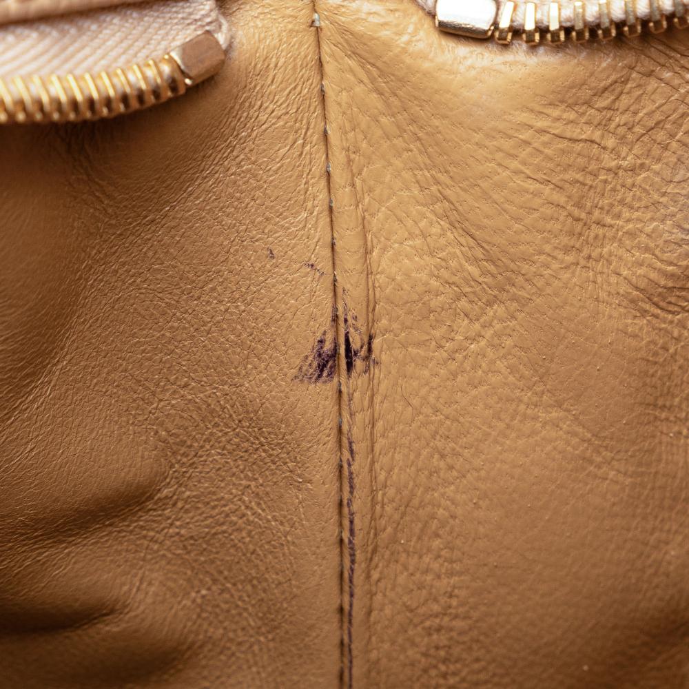 Chanel B Chanel Brown Beige Caviar Leather Leather Caviar Medallion Tote Italy