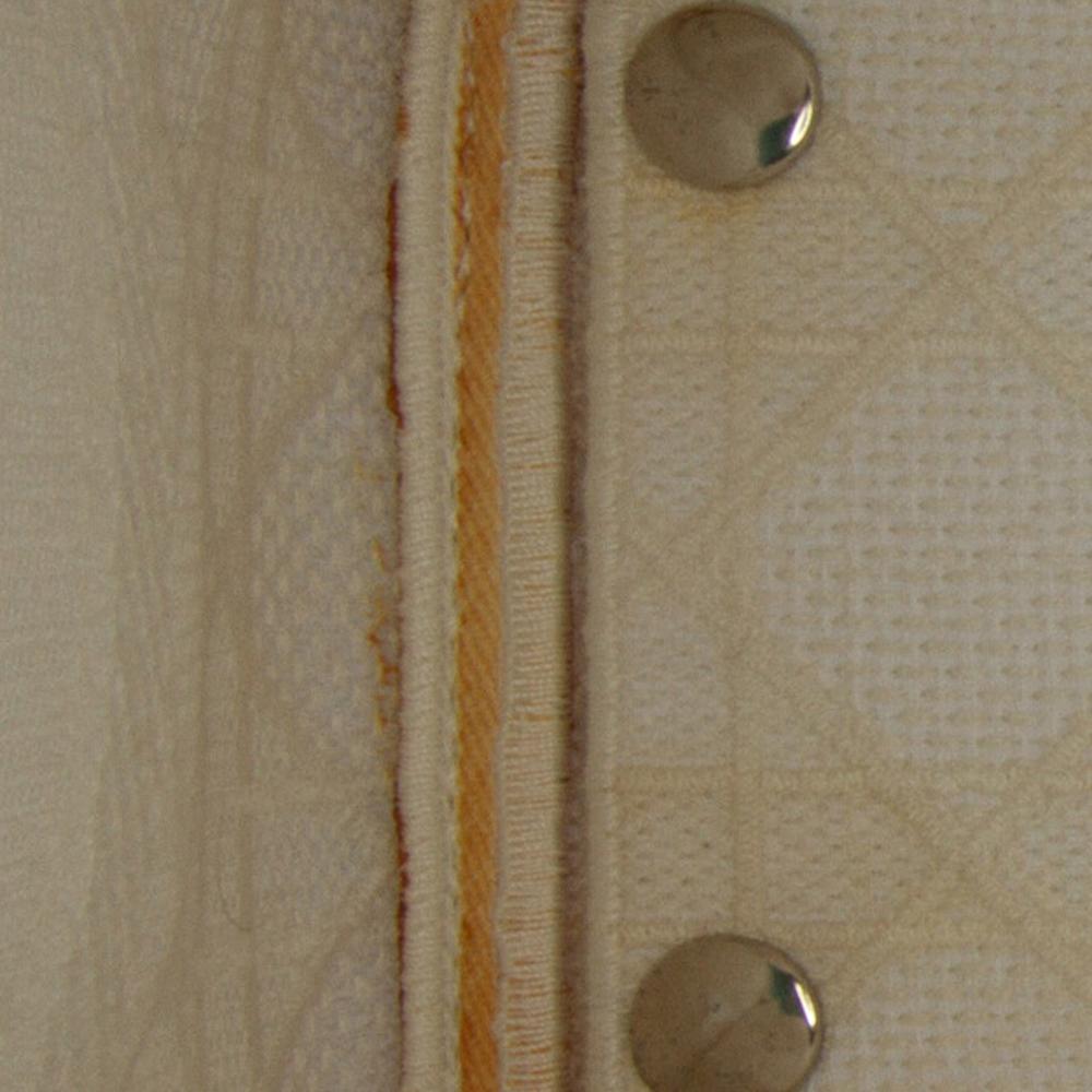 Christian Dior B Dior White Canvas Fabric Medium Cannage Lady D Lite Italy