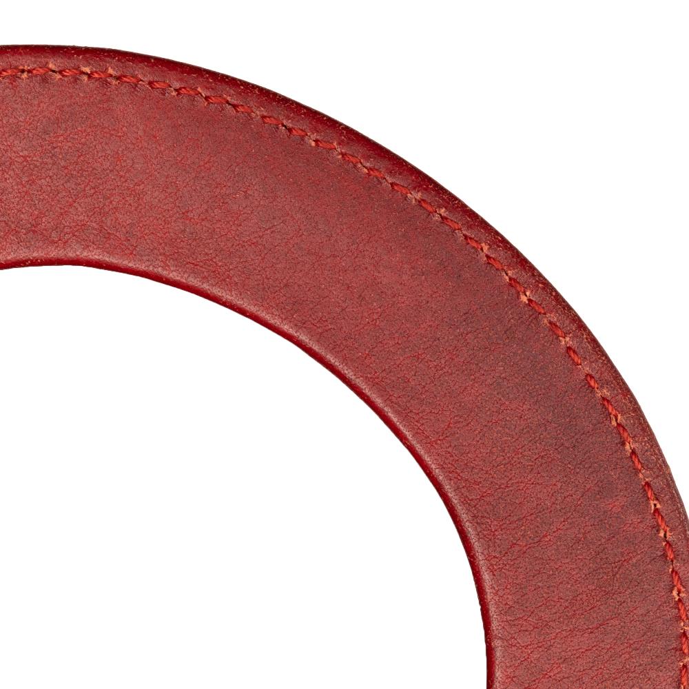 Christian Dior B Dior Red Calf Leather Mini Embossed skin Cannage Studded Flower Lady Dior Italy