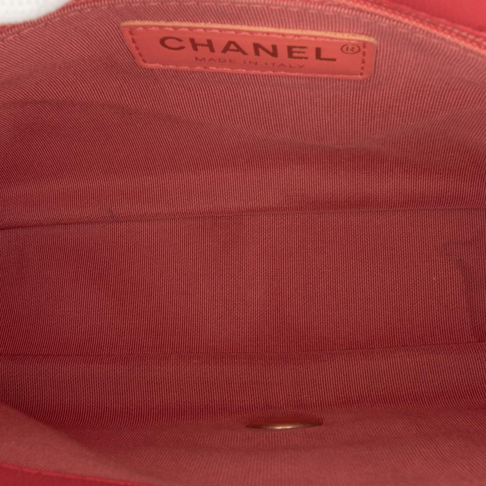Chanel AB Chanel Red Lambskin Leather Leather Medium Lambskin In The Loop Flap Italy