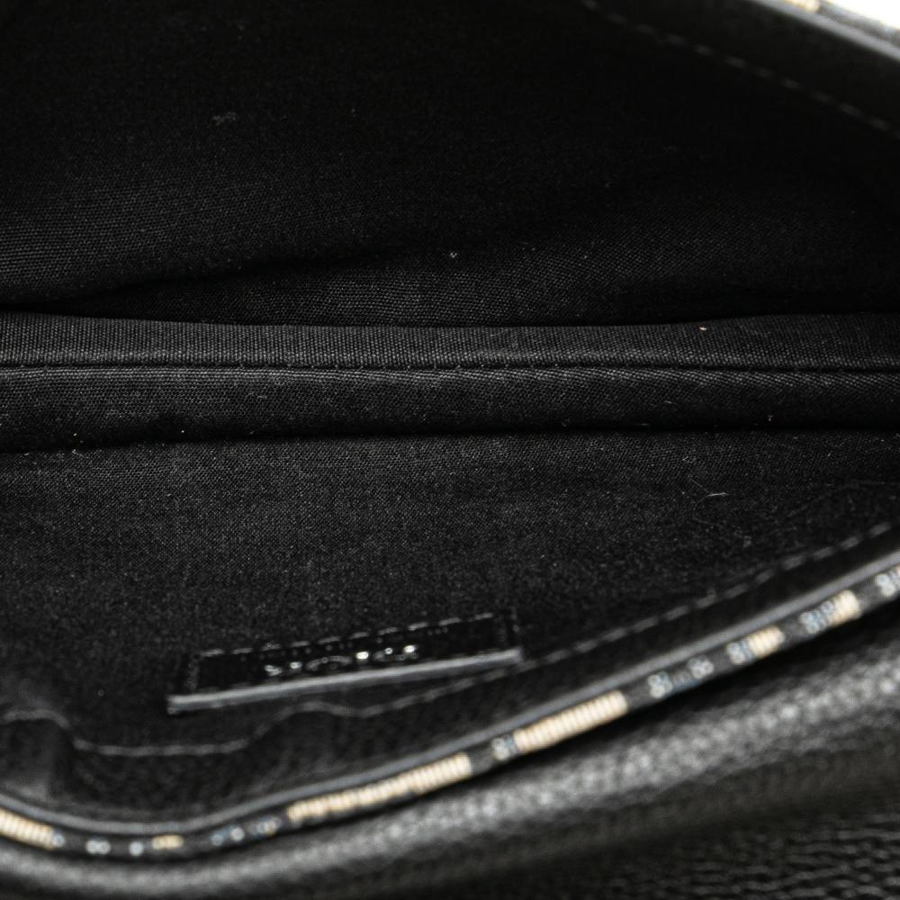 Christian Dior B Dior Blue Navy Canvas Fabric Oblique Saddle Messenger Bag Italy