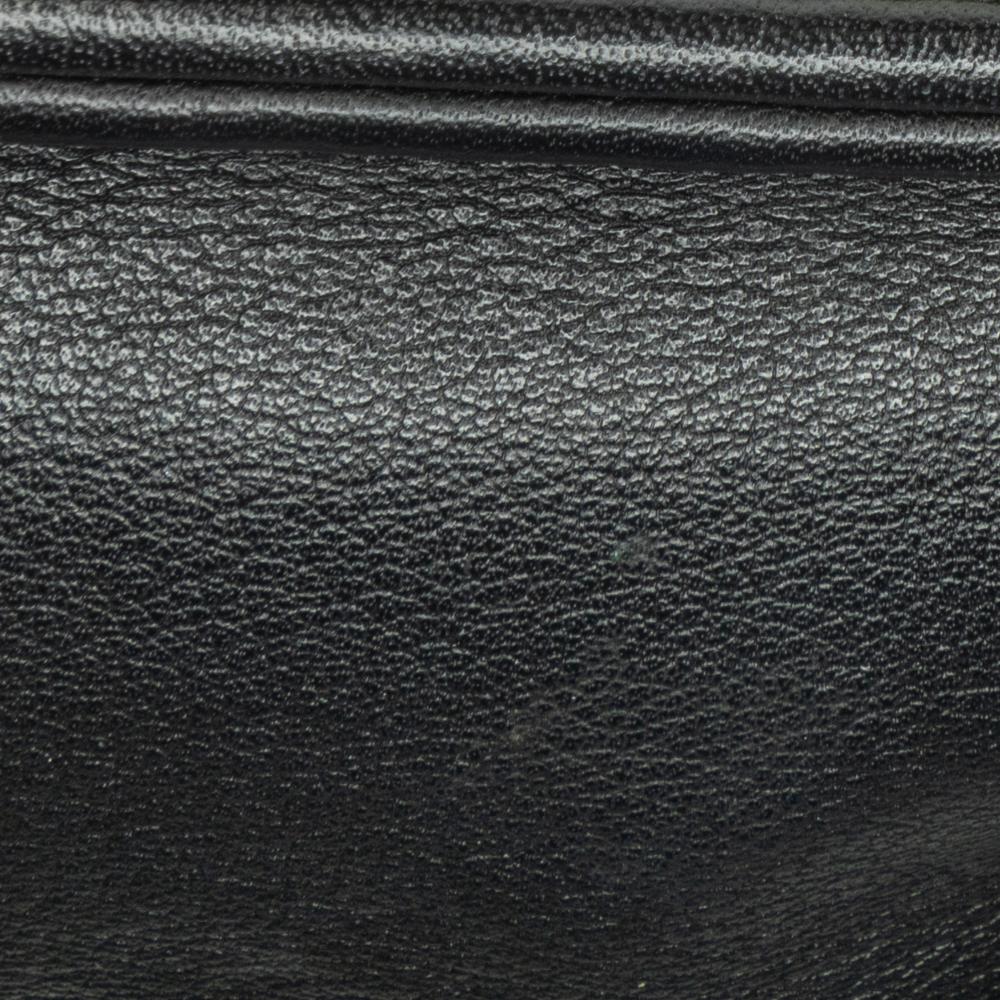 Chanel B Chanel Black Calf Leather Mini skin Propeller Flap Italy