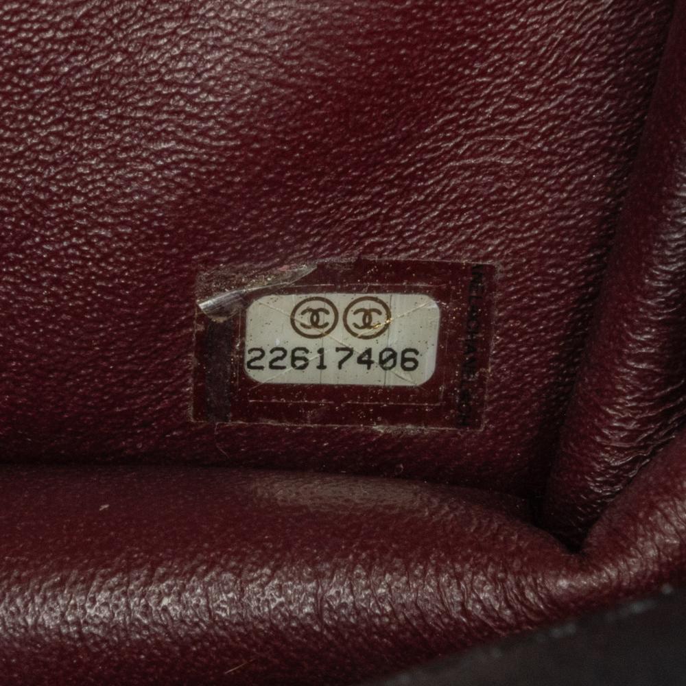 Chanel B Chanel Black Calf Leather Mini skin Propeller Flap Italy