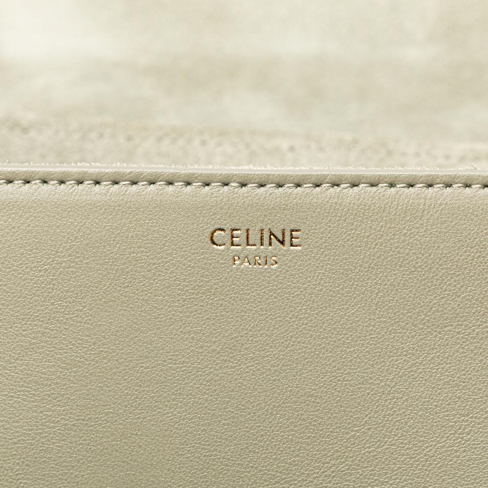 Celine B Celine Green Light Green Calf Leather Teen Smooth skin Soft 16 Crossbody Italy
