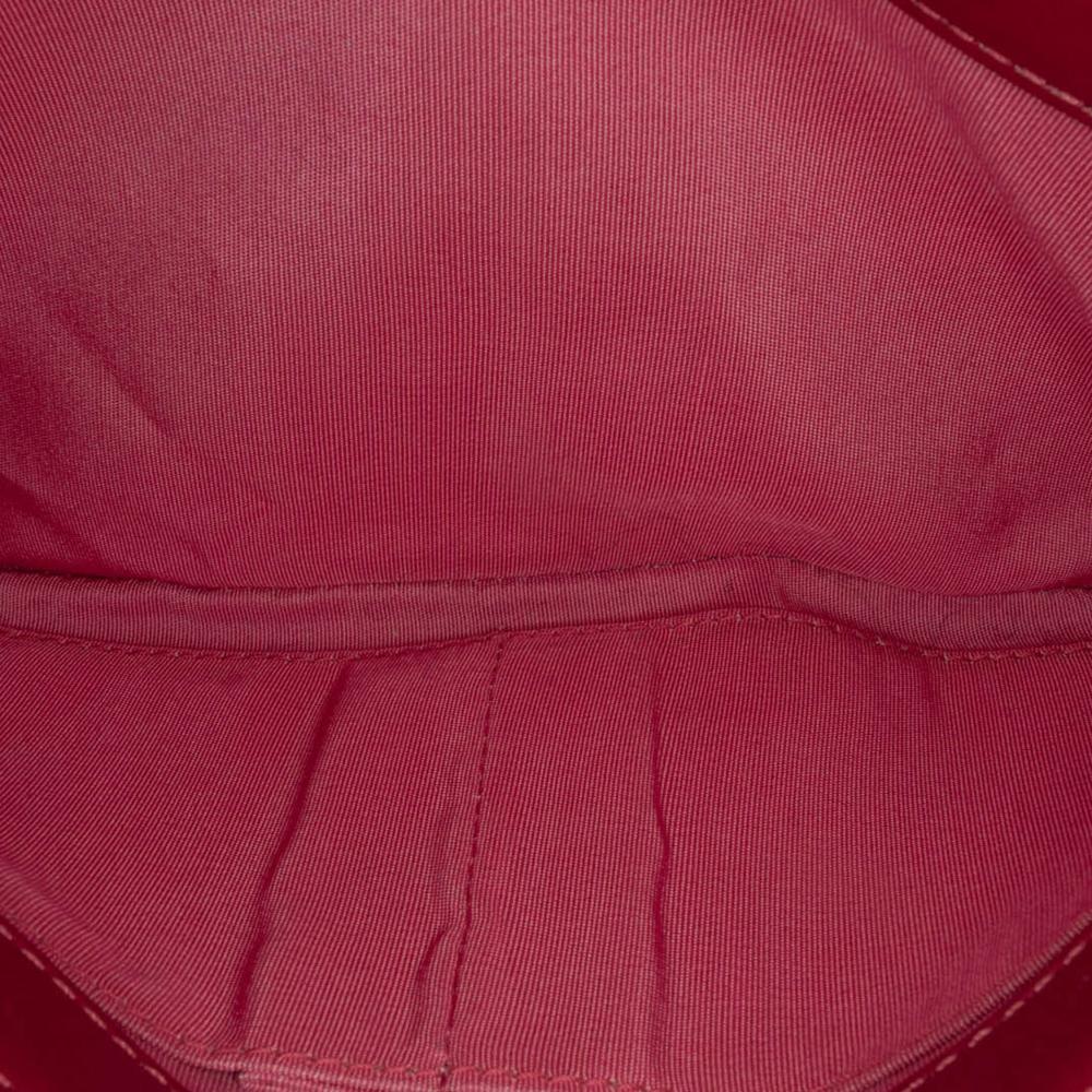 Chanel B Chanel Red Lambskin Leather Leather CC Lambskin and Tweed Flap Italy